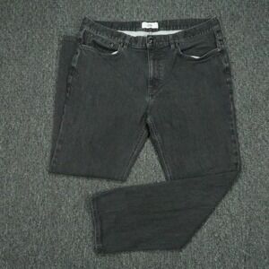 Spoke Jeans Mens 37x29 Faded Black Build B 5 Pocket‎ Straight Denim